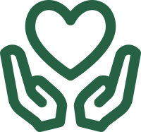 hands-heart icon