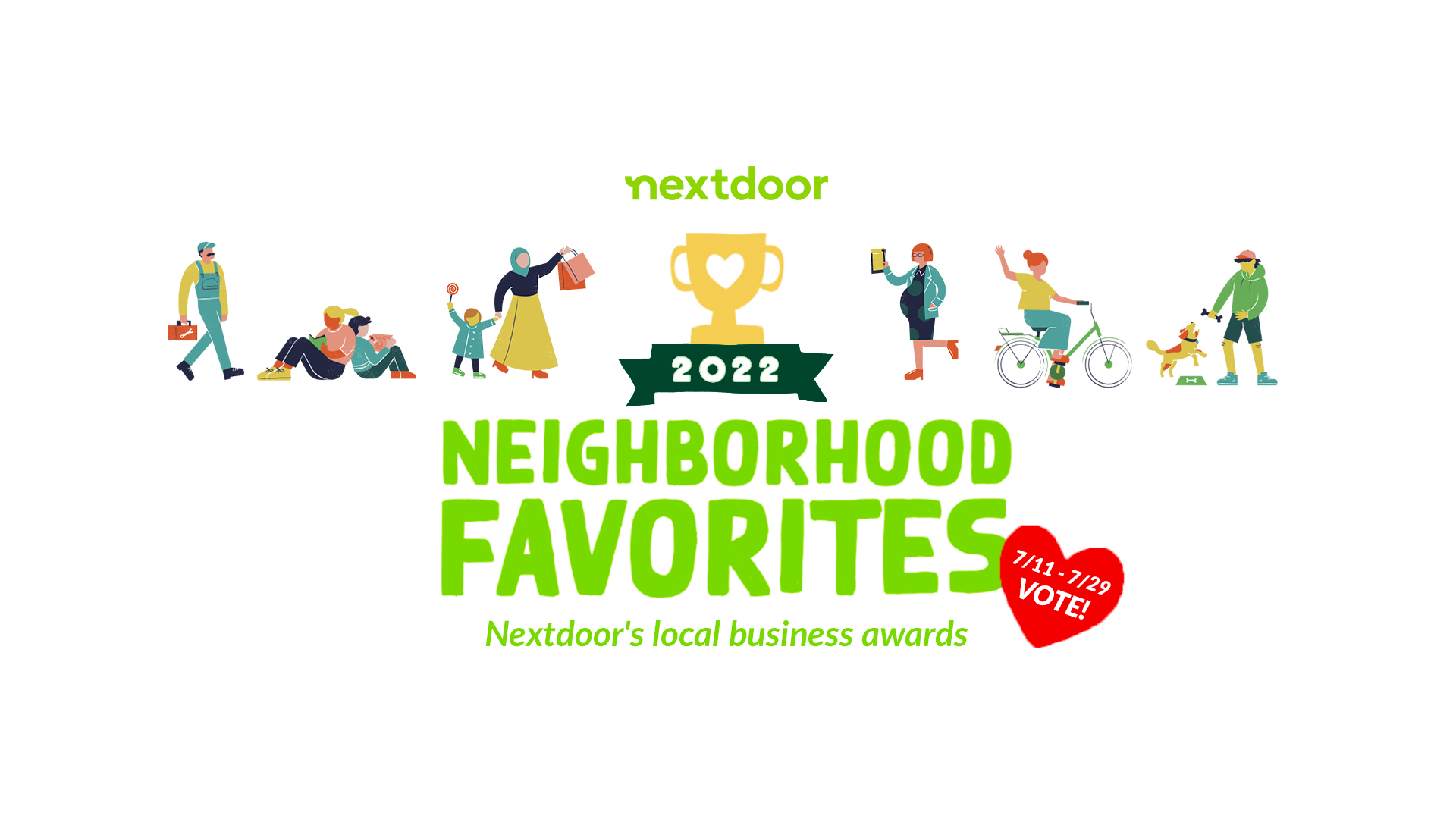 Vote for the Neighborhood Favorites local business awards Nextdoor